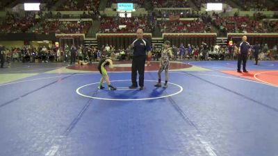 69 lbs Champ. Round 2 - Conner Seabolt, Cascade Little Guy Wrestling vs Beaudin Murphy, Billings Wrestling Club