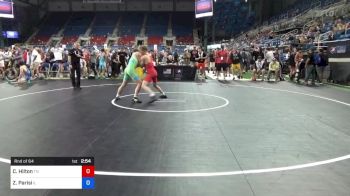 132 lbs Rnd Of 64 - Cooper Hilton, Tennessee vs Zachary Parisi, Illinois