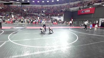 60 lbs Quarterfinal - Tyson Seitz, De Pere Youth Wrestling vs Colton Carl, Westby Wrestling Club