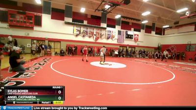 110 lbs Round 1 - Sylas Bomer, Lake Stevens Wrestling Club vs Angel Castaneda, Victory Wrestling-Central WA