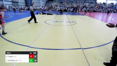 90 lbs Rr Rnd 2 - Carter Fogel, Bearcat Wrestling Club vs Joshua Golightly Jr., Team Alien UFO