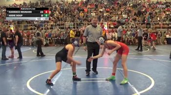 100 lbs Quarterfinal - Kaidence Neumann, Athena vs Addie Doup, Mount Vernon