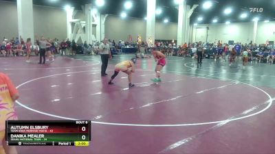 170 lbs Round 2 (8 Team) - Autumn Elsbury, Team Iowa Mermaid Mafia vs Danika Mealer, SEAAU National Team