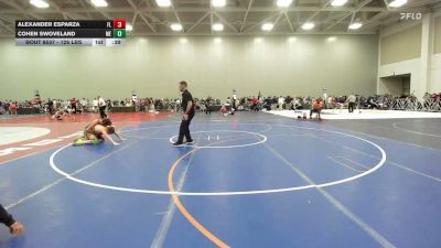 126 lbs Consi Of 32 #1 - Alexander Esparza, FL vs Cohen Swoveland, ME