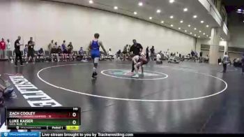 145 lbs Quarters & Wb (16 Team) - Luke Kaiser, S.E.O. Blue vs Zach Cooley, Nebraska Hawaiian Hammers