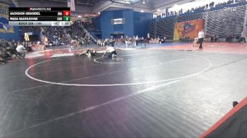 144 lbs Champ. Round 1 - Reza Massjouni, Christiansburg vs Jackson Grandel, Delaware Military Academy