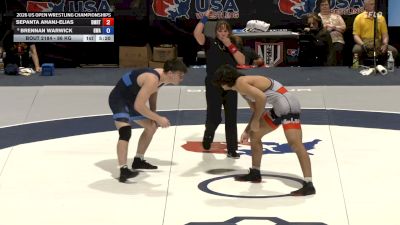 86 kg Champ. Rd Of 32 - Sepanta Ahanj-Elias, DMV RTC vs Brennan Warwick, Gladiator Wrestling Academy