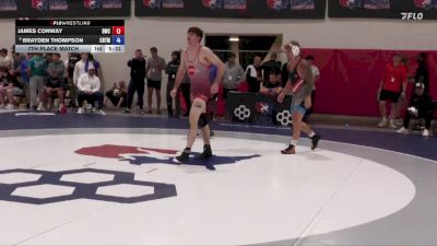86 kg 7th Place Match - James Conway, Diplomat Wrestling Club vs Brayden Thompson, Cowboy RTC/ Titan Mercury Wrestling Club (TMWC)