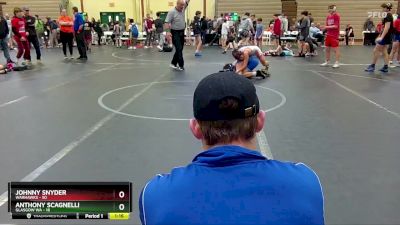 120 lbs Round 2 (6 Team) - Johnny Snyder, Warhawks vs Anthony Scagnelli, Glasgow WA