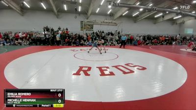 100 lbs Cons. Round 3 - Michelle Henman, Kelly Walsh vs Emilia Romero, Palmer Ridge