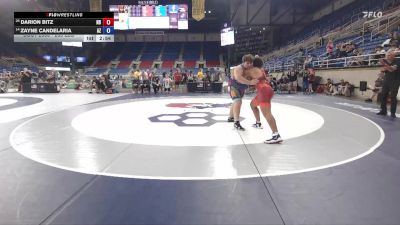 285 lbs 7th Place Match - Darion Bitz, ND vs Zayne Candelaria, AZ