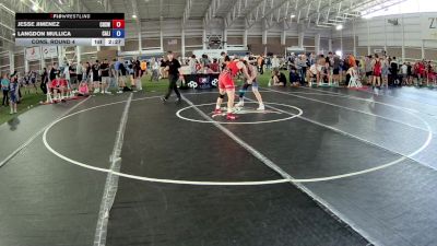 150 lbs Cons. Round 4 - Jesse Jimenez, Centennial High School Wrestling vs Langdon Mullica, California