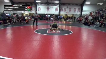 175 lbs Cons. Round 2 - Kolton Brockert, Louisa-Muscatine vs Jack Hayes, CR Kennedy