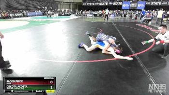 1B/2B 175 Semifinal - Dekota Acosta, Jenkins (Chewelah) vs Jacob Price, Adna