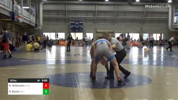 Consolation - Brett Wittmann, Unrostered vs Ryan Boyle, Kent State Unattached