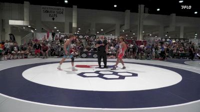 70 lbs Champ. Round 1 - Damian Montoya, Red Wave Wrestling vs Billy Greenwood, GRIT Athletics Wrestling Club