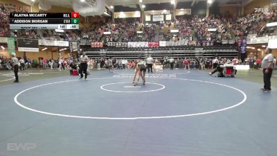 120 lbs 3rd Place Match - Alayna McCarty, Mound City-Jayhawk Linn HS vs Addison Morgan, Sterling HS