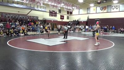 JV-13 lbs Quarterfinal - Presley McCabe, Center Point-Urbana vs Stella Beck, Solon