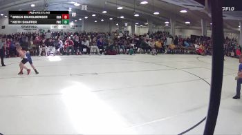 30 lbs Semifinal - Breck Eichelberger, Nebraska Wrestling Academy vs Keith Shaffer, Plattsmouth Wrestling Club