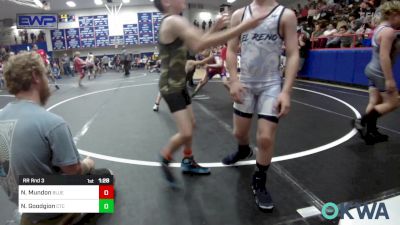 80-84 lbs Rr Rnd 3 - Noah Mundon, Blue Devil Wrestling vs Noah Goodgion, Chandler Takedown Club