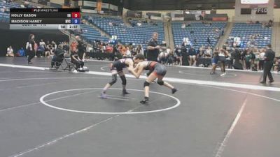 110 lbs Champ. Round 2 - Holly Eason, Unattached vs Madison Haney, Missouri Valley College