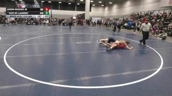 113 lbs Champ. Rd Of 32 - Tate St. Laurent, Central Indiana Academy Of Wrestling vs Jason Hughes Jr, Seagull Wrestling Club