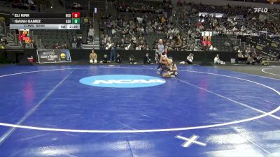 125 lbs Cons. Semi - Isaiah Gamez, Adams St. vs Eli Kirk, Central Okla.