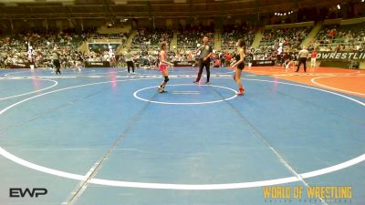 88 lbs Consi Of 16 #2 - Elsa Finley, WTC vs LILYANA WILSON, Storm Wrestling Center