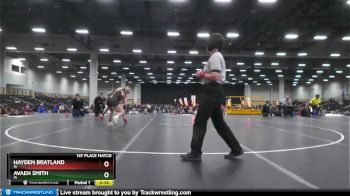 127 lbs 1st Place Match - Hayden Bratland, IA vs Avaeh Smith, IA