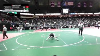 96 lbs Cons. Round 4 - Ben Jordan, LBSA vs Braxton Tammarine, LCW3