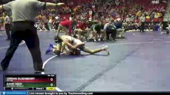 1A-120 lbs 7th Place Match - Jordan Dusenberry, Wilton vs Gavin Reed, Columbus Catholic