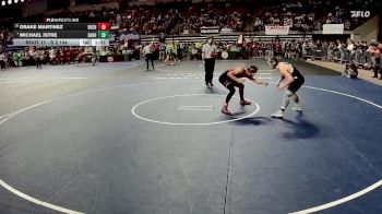 D 2 144 lbs Champ. Round 1 - Michael Istre, Sam Houston vs Drake Martinez, Belle Chasse