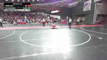 240 lbs Champ. Round 1 - Owen Aus, Hortonville vs Eli Chatfield, Brown Deer Jr Falcons Wrestling Club