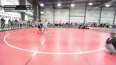 85 lbs Rr Rnd 2 - Paeton Miller, Mat Assassins Red - MS vs Royce Rohel, Iron Horse Black - MS