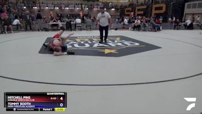 120 lbs Quarterfinal - Mitchell Pins, Dubuque Wrestling Club vs Tommy Booth, Moen Wrestling Academy