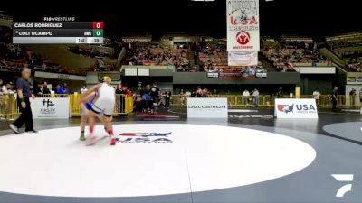 Schoolboys - 175 lbs Quarters - Carlos Rodriguez vs Colt Ocampo, Dethrone Wrestling Club