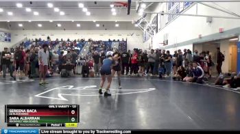 121 lbs Semifinal - Sereena Baca, LQ Blackhawks vs Sara Albarran, Roosevelt High School
