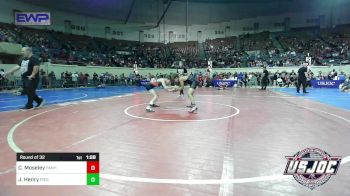 80 lbs Round Of 32 - Cree Moseley, Panhandle RTC vs Jackson Henry, Piedmont