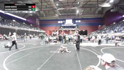 46 lbs Final - Jaxon Garcia, Chadron Jr Wrestling Club vs Kaysen Grant, Torrington WC