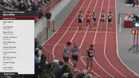 Men's 800m, Finals 14