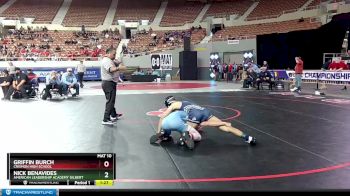 D3-126 lbs Champ. Round 1 - Griffin Burch, Crismon High School vs Nick Benavides, American Leadership Academy Gilbert