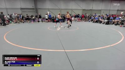 144 lbs Placement Matches (16 Team) - Alex Braun, Minnesota Blue vs Blake Fox, Iowa