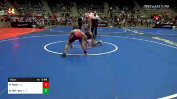 95 lbs Consolation - Peyton Park, Unattached vs Angel Serrano, Black Fox Academy