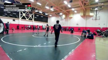 140 lbs Champ. Round 3 - Madison Worden, Centennial (NV) vs Anika Bittner, Rio Mesa