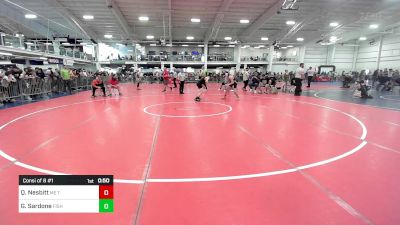 112 lbs Consi Of 8 #1 - Quincy Nesbitt, ME Trappers WC vs Gabe Sardone, Fisheye WC