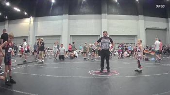 52 lbs Round 4 (8 Team) - Kyan Keys, Backyard Brawlers Gold vs Daxton Hannibal, Backyard Brawlers Red