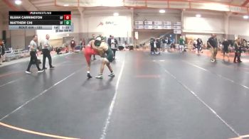 133 lbs Cons. Semi - Elijah Carrington, Belmont Abbey vs Matthew Chi, UW Parkside