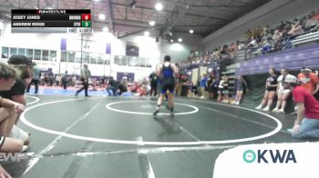 98-106 lbs Rr Rnd 1 - Josey Jones, Skiatook Youth Wrestling vs Andrew Ridge, Sperry Wrestling Club