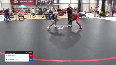 79 kg Round Of 128 - Micah Dennis, One Unit vs Xavier Preston, Noke Wrestling RTC