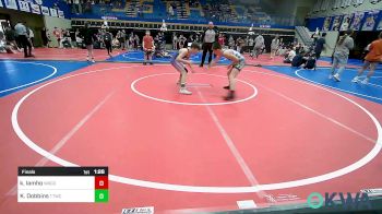 98 lbs Final - King Lamho, Wagoner Takedown Club vs Kelson Dobbins, Team Tulsa Wrestling Club